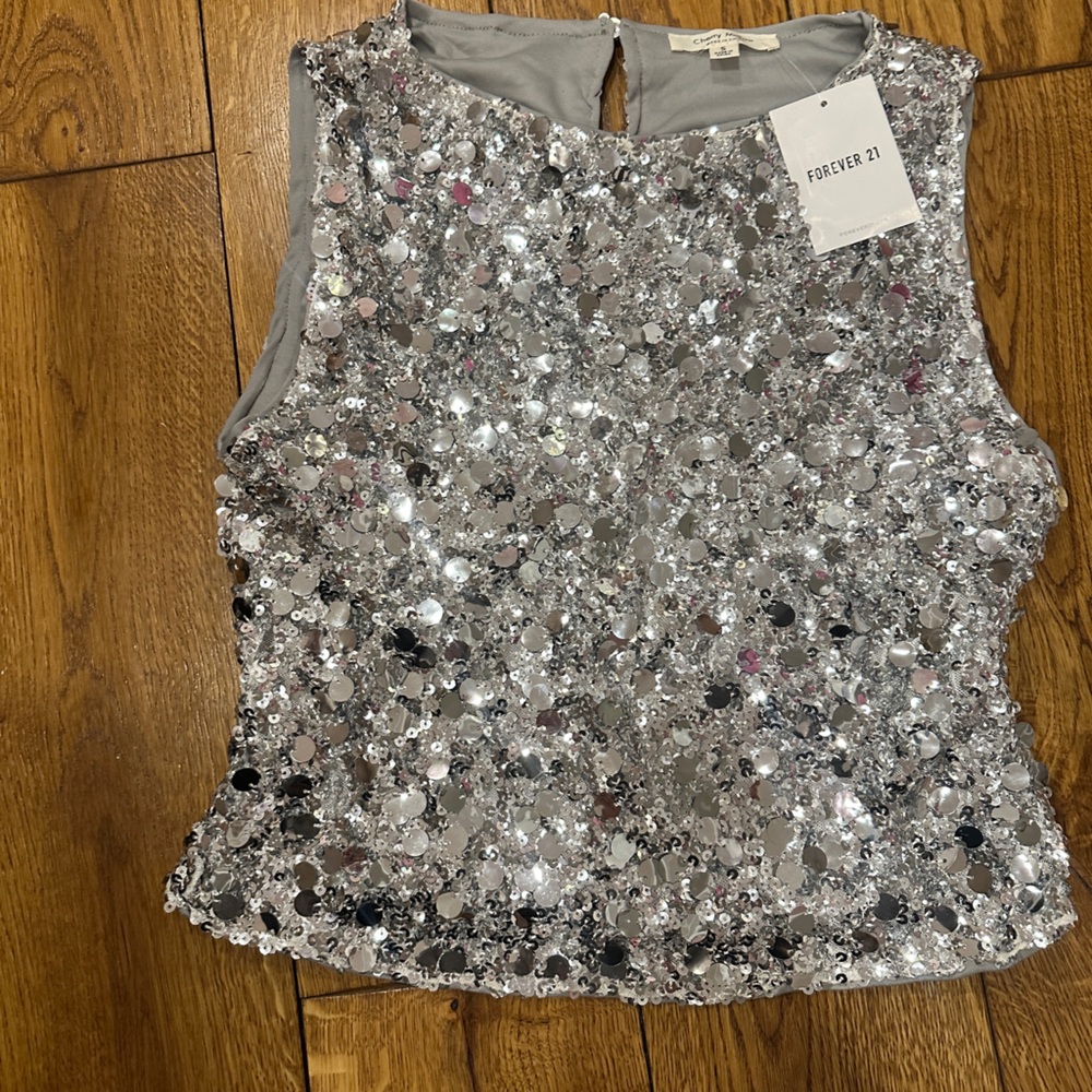 Forever 21 Sequin Tank Top